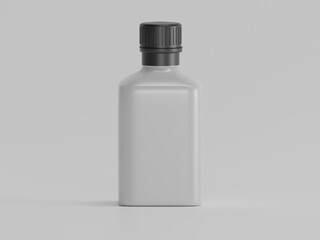 Bottle 3d illustration with white background 