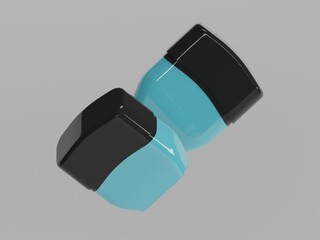 Petrolium jelly 3d illustration with white background 