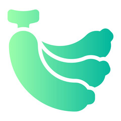 banana gradient icon