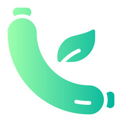 sausage gradient icon