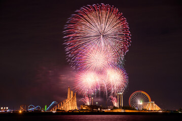 長島温泉の花火