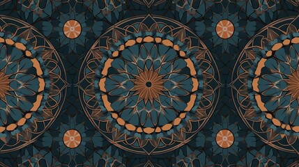 An abstract background created with mirror images of a single object, such as a flower or a leaf, resulting in a symmetrical and elegant composition - Generative AI