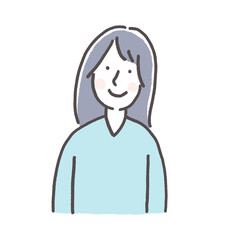 女性　アイコン
