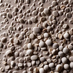 A bubbly and frothy texture with frothy milk and coffee foam2, Generative AI