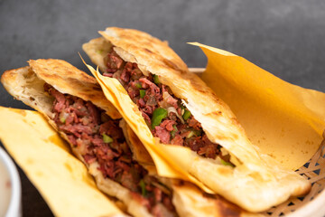 Donkey meat soup and Donkey meat fire