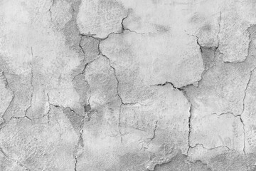 old gray broken cement wall or ancient white ground surface peel off and cracked concrete table on top view for empty floor background or retro dry backdrop and construction to vintage loft wallpaper