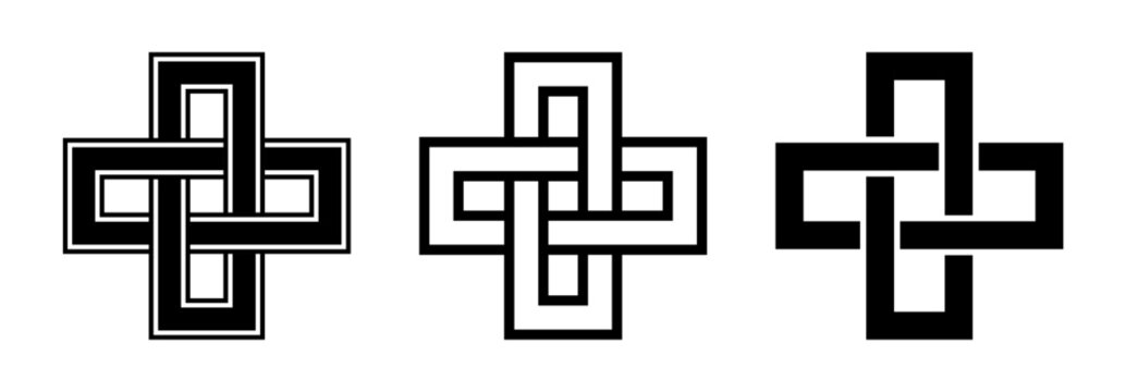 Solomon's knot Symbol Sign Vector Illustration
