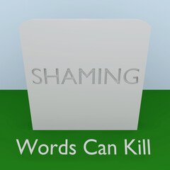 Words Can Kill concept