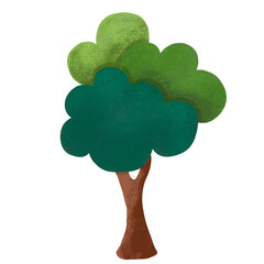  Tree Drawing Isolated on White Background