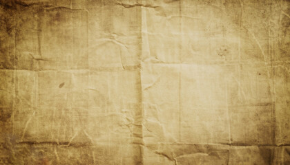 An old Newspaper paper grunge vintage old aged texture background - Generative Ai