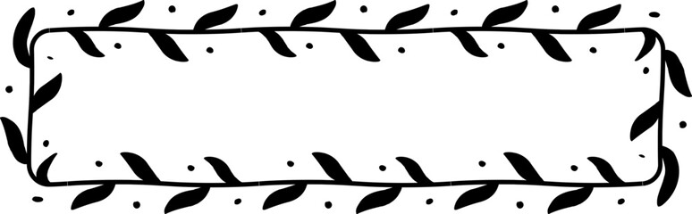 Leaf minus Flower frame leaf wreath vector border floral photo frame romantic decoration for wedding anniversary birthday new year newborn mother Christmas valentine winner award congratulations