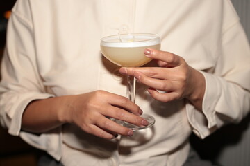 
portraits of people with cocktails