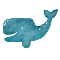 Animal hand-drawn Illustration isolated on white background