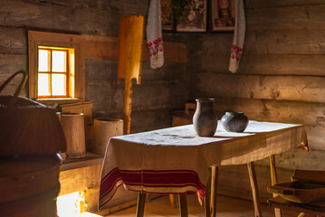 Interior of an old Slavic home