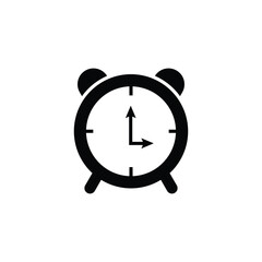 creative alarm clock ringing icon 