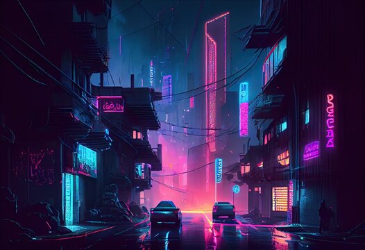 City in virtual reality