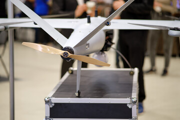 An unmanned military aircraft armed with rocket for the purpose of neutralizing enemy soldiers and army objectives.