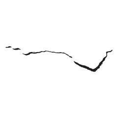 Tore off half a sheet of gray paper from the top. Vector paper design template.