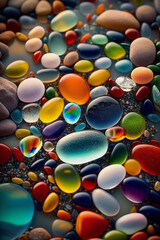 Fototapeta na wymiar colorful background rocks 