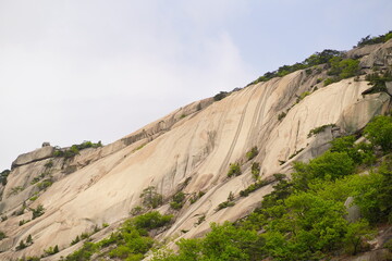 수락산 암벽 기암