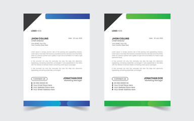 The Best Corporate Letterhead Design Template. Abstract vector layout background set. For art template design, list, front page.
Business brochure flyer design with background, vector eps10