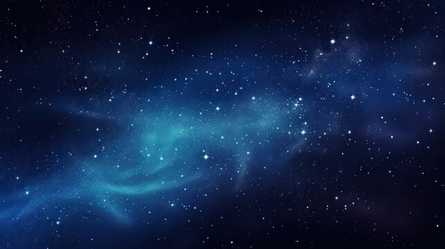 Stars and galaxy outer space sky night universe background generative ai © Creative Station