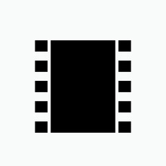 Film Icon. Filmstrip Symbol - Vector.  