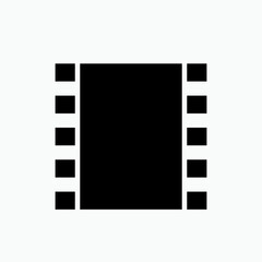Film Icon. Filmstrip Symbol - Vector.  