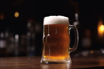 cold mug of beer