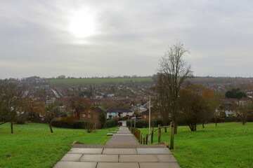 Landscape and view in Guildford, England 