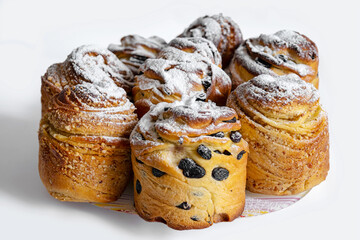 easter cakes with raisin 