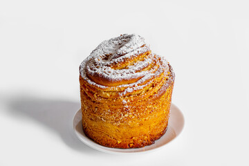 cake with raisin on a plate