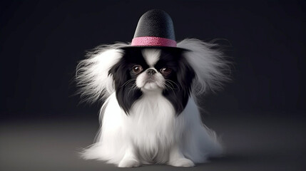 Magic is in the Paws of the Japanese Chin.
Watch Me Pull a Treat Out of This Hat