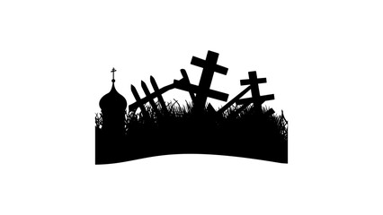 old Russian cemetery