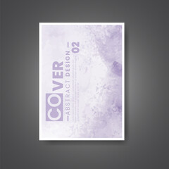 Cover template with watercolor background. Design for your cover, date, postcard, banner, logo.