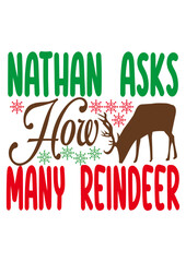 Nathan asks how many reindeer