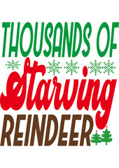 Thousands of starving reindeer