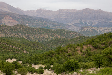 Zardkuh Range in Bazoft, Chaharmahal and Bakhtiari, Iran