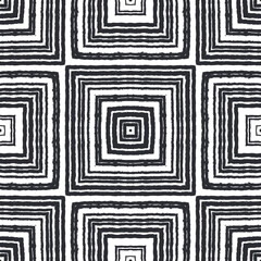 Exotic seamless pattern. Black symmetrical