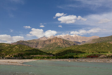 Fototapeta na wymiar Zardkuh Range in Chamangoli, Chaharmahal and Bakhtiari, Iran