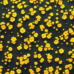 seamless floral background Ai generative