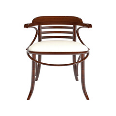 Armchair for home and office on a transparent background, isolated object, png, 3D rendering
