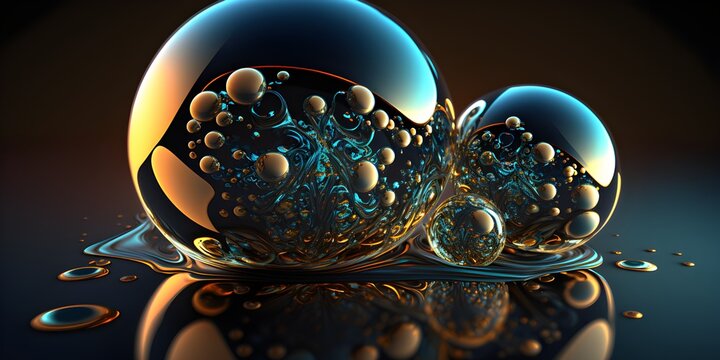 Metallic Bronze Quantum Dot Display Reflection 