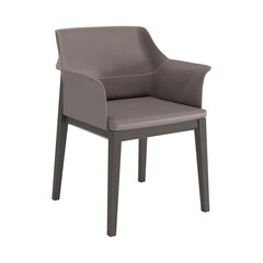 Armchair for home and office on a transparent background, isolated object, png, 3D rendering
