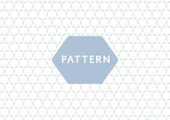 Hexagon abstract geometric background pattern. Vector illustration.