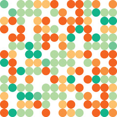 Pastel Polka Dots Seamless Pattern