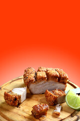 acaraje dumpling made with black-eyed pea dough, shrimp, onion and salt, and fried in palm oil typical Brazilian cuisine baiana cuisine