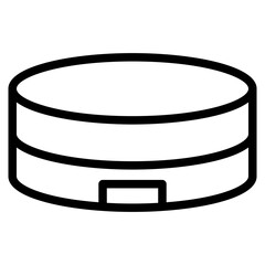 American football stadium line 