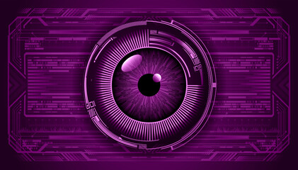 eye cyber circuit future technology concept background