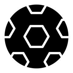 Obraz premium football glyph 